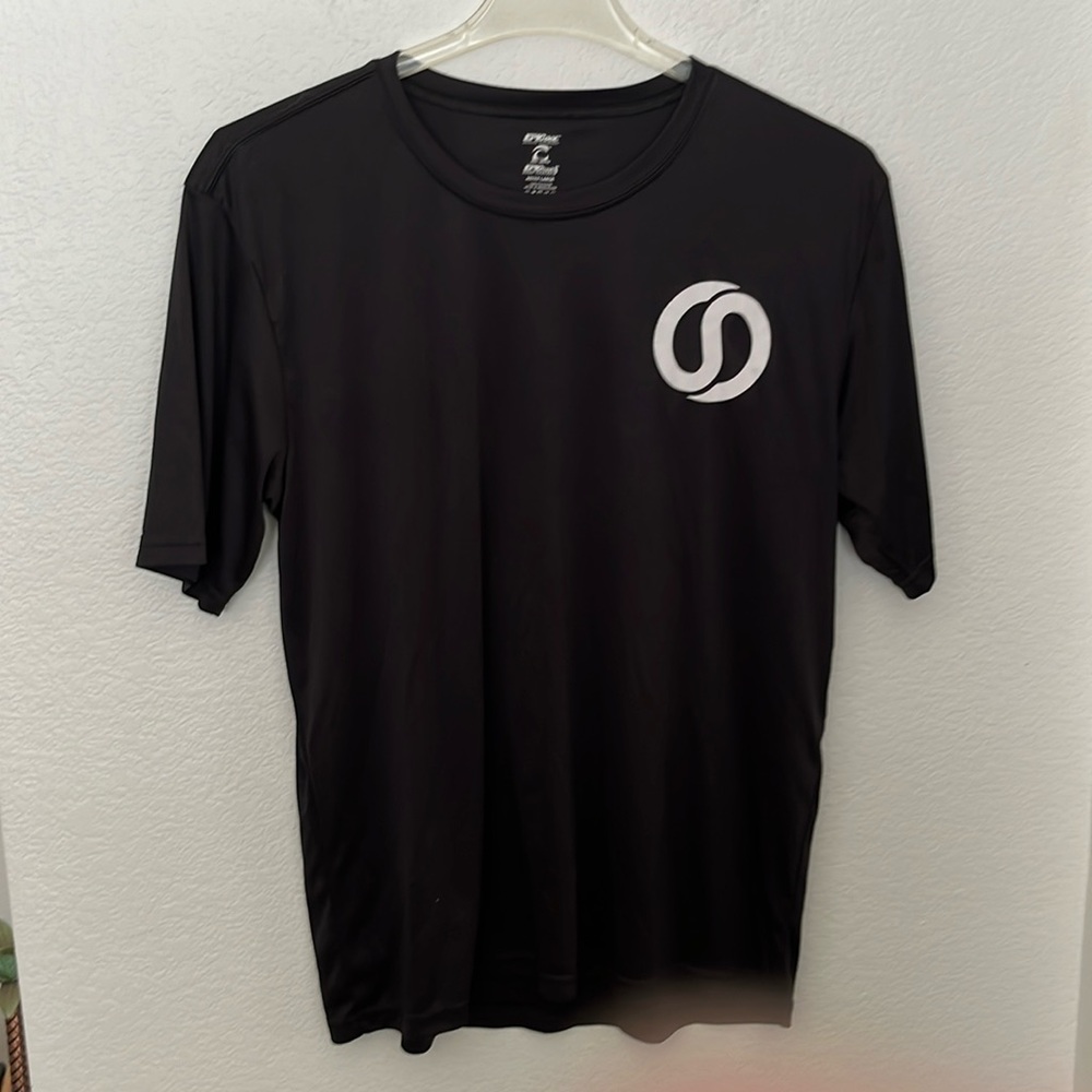 EPICOOL EPIC FRESH ODOR CONTROL ATHLETIC SHORT SLEEVE SHIRT SZ L BLK GREAT COND